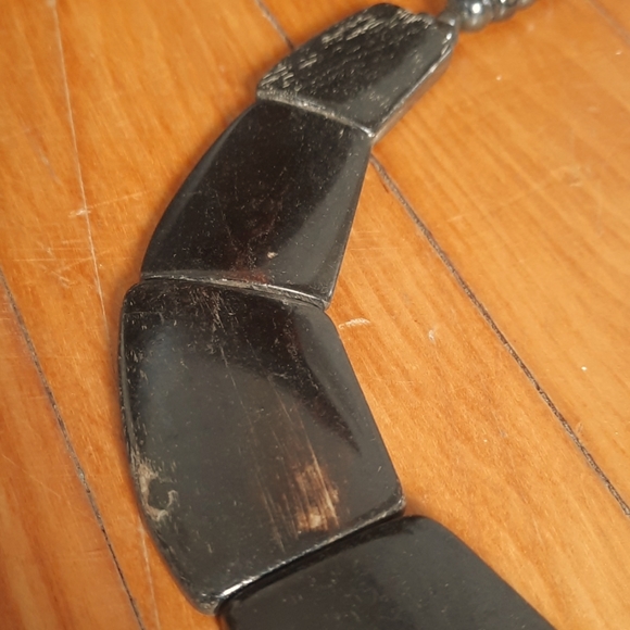 Vintage Bone Tile Necklace - Picture 5 of 6